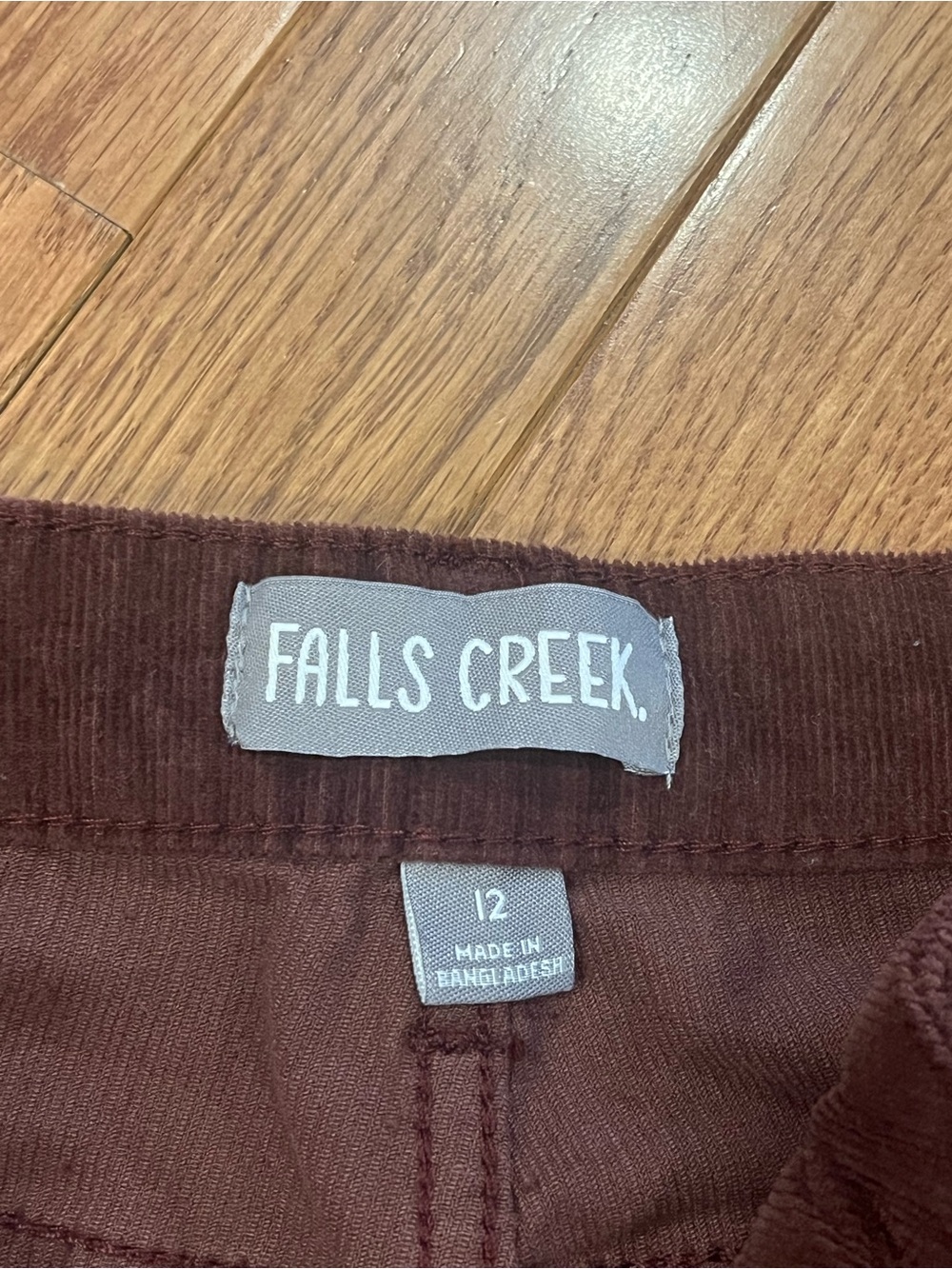 Falls Creek Classic Purple Corduroy Pants - Picture 4 of 6
